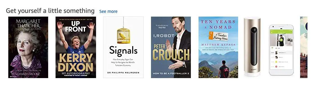 Amazon recommends